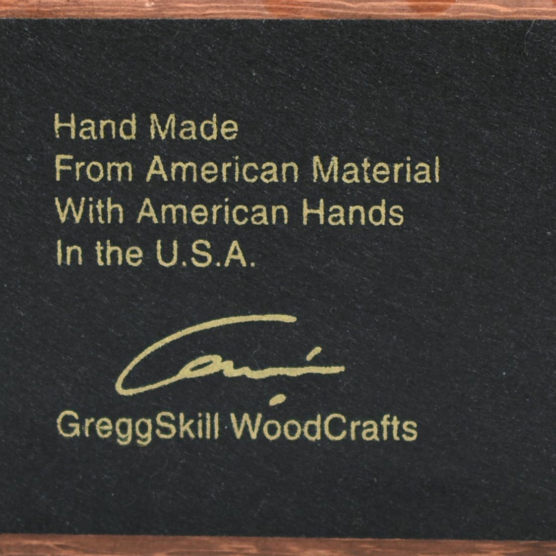 Greggskill Felt Pad Signature